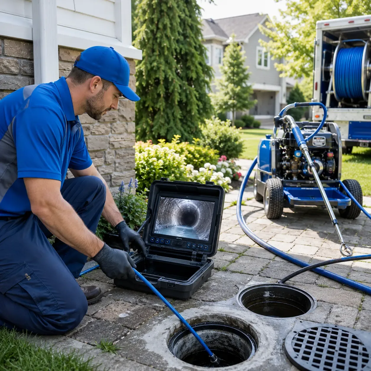 Outdoor drain cleaning professionals serving Gansevoort, NY